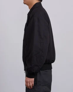Sale Stussy Flight Bomber Jacket Black