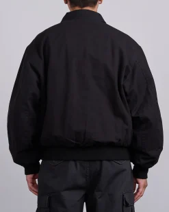 Sale Stussy Flight Bomber Jacket Black