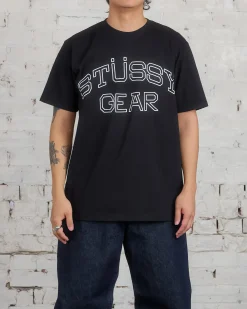 Online Stussy Gear T-Shirt Black