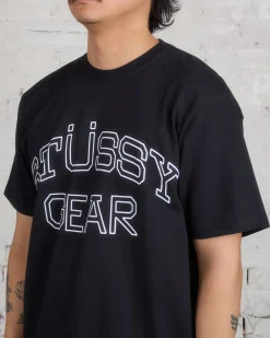 Online Stussy Gear T-Shirt Black