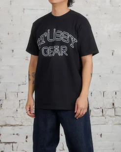 Online Stussy Gear T-Shirt Black
