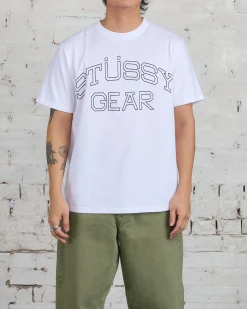 Discount Stussy Gear T-Shirt White