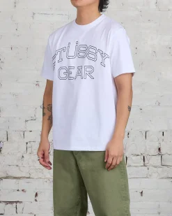 Discount Stussy Gear T-Shirt White