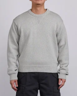 Hot Stussy Handwritten Sweater Heather Grey