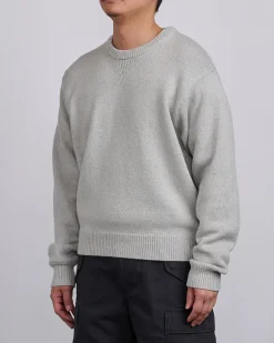Hot Stussy Handwritten Sweater Heather Grey