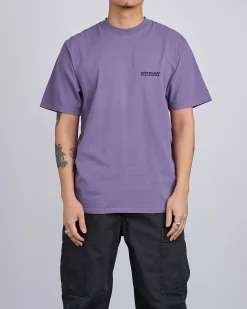 Sale Stussy Jumbo Pigment Dyed T-Shirt Grape
