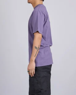 Sale Stussy Jumbo Pigment Dyed T-Shirt Grape