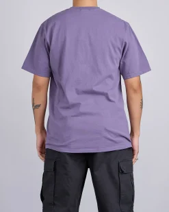 Sale Stussy Jumbo Pigment Dyed T-Shirt Grape