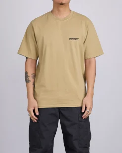 Discount Stussy Jumbo Pigment Dyed T-Shirt Elm