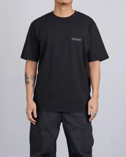 Sale Stussy Jumbo Pigment Dyed T-Shirt Black