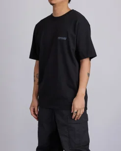 Sale Stussy Jumbo Pigment Dyed T-Shirt Black