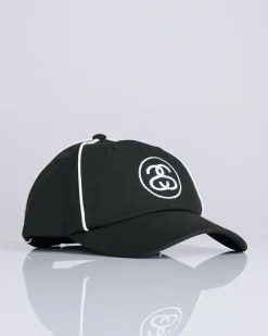 Fashion Stussy LP Piping Cap Black