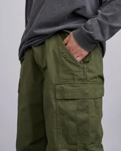 Clearance Stussy Military Cargo Pant Ripstop Olive Green