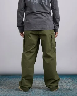 Clearance Stussy Military Cargo Pant Ripstop Olive Green