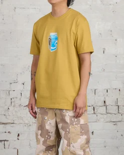 Hot Stussy Milk T-Shirt Curry