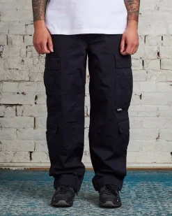 Discount Stussy Nylon Ripstop Surplus Cargo Pant Black