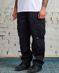 Discount Stussy Nylon Ripstop Surplus Cargo Pant Black
