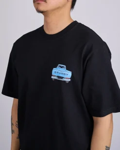 Fashion Stussy Pick-Up T-Shirt Black