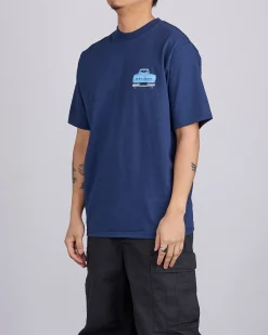 Outlet Stussy Pick-Up T-Shirt Navy