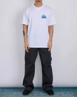 Clearance Stussy Pick-Up T-Shirt White