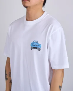 Clearance Stussy Pick-Up T-Shirt White