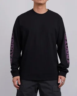 Best Stussy Pill Longsleeve T-Shirt Black