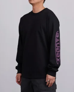 Best Stussy Pill Longsleeve T-Shirt Black