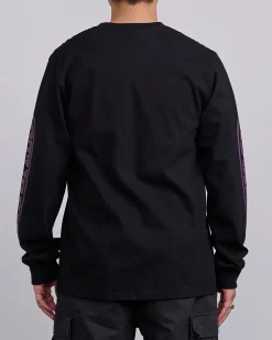 Best Stussy Pill Longsleeve T-Shirt Black
