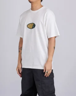Hot Stussy Pitstop Pigment Dyed T-Shirt Natural