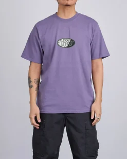 Hot Stussy Pitstop Pigment Dyed T-Shirt Grape