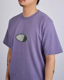 Hot Stussy Pitstop Pigment Dyed T-Shirt Grape