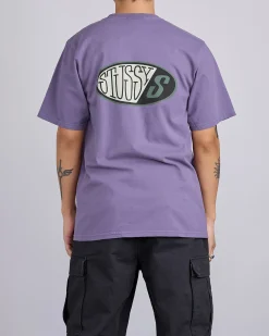Hot Stussy Pitstop Pigment Dyed T-Shirt Grape