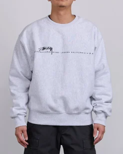 Online Stussy Smooth 80 Crew Ash Heather