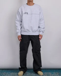 Online Stussy Smooth 80 Crew Ash Heather