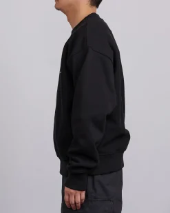 Outlet Stussy Smooth 80 Crewneck Black