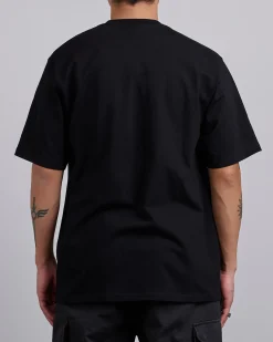 Discount Stussy Smooth 80 T-Shirt Black