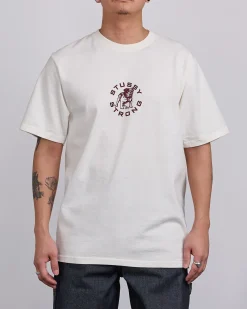 Fashion Stussy Strong Mac Pigment Dyed T-Shirt Natural