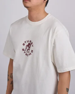 Fashion Stussy Strong Mac Pigment Dyed T-Shirt Natural