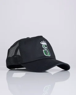 Best Stussy Trucker S Crown Cap Shadow Black