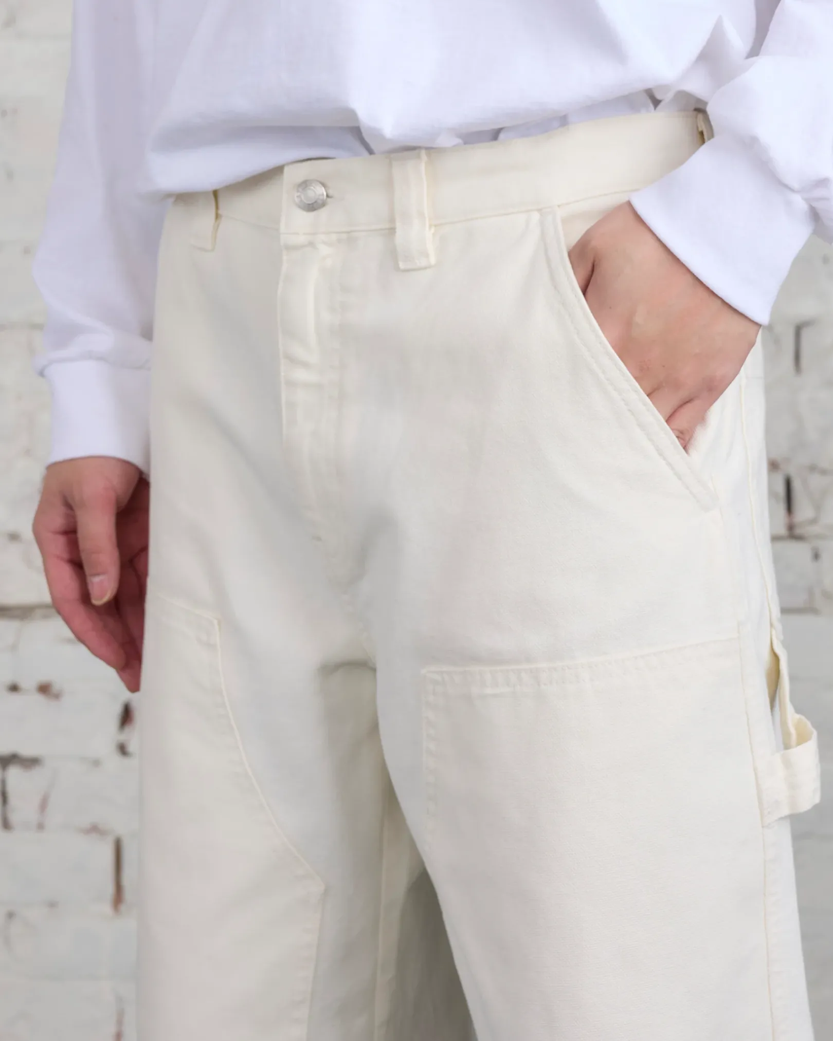 Clearance Stussy Work Canvas Pant Bone