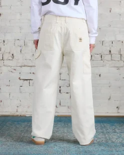 Clearance Stussy Work Canvas Pant Bone
