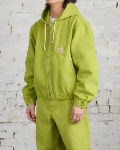 Sale Stussy Work Jacket Unlined Canvas Cactus
