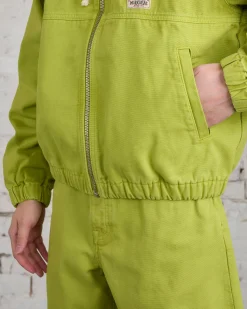 Sale Stussy Work Jacket Unlined Canvas Cactus