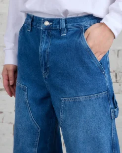 Hot Stussy Work Pant Denim Washed Blue