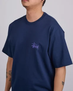 Hot Stussy X-Ray Fishin T-Shirt Navy