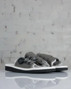 Discount Suicoke LETA-ab Sandal Gray / White