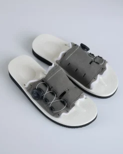 Discount Suicoke LETA-ab Sandal Gray / White