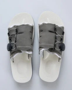 Discount Suicoke LETA-ab Sandal Gray / White