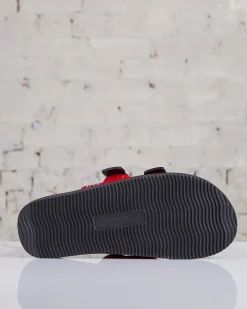 Fashion Suicoke MOTO-Cab-PT02 Sandal Red Bandana