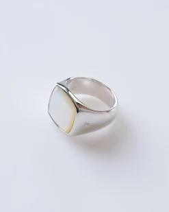 Best Tom Wood Cushion Ring Polished Silver 925/MOP